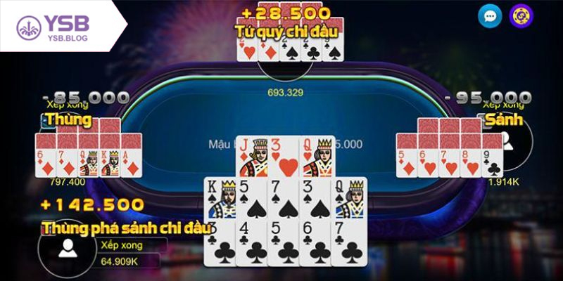 Cách chơi Mậu Binh luôn thắng với chiến thuật xếp bài thông minh